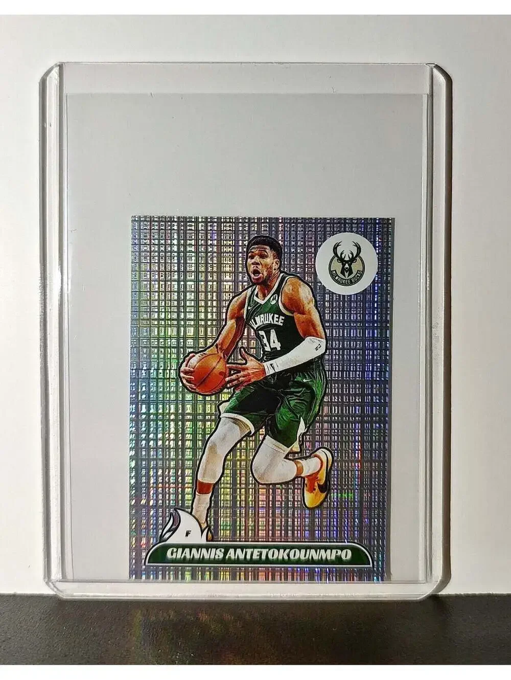 Giannis Antetokounmpo 2024-25 Panini NBA #228 Foil Sticker Card Milwaukee Bucks